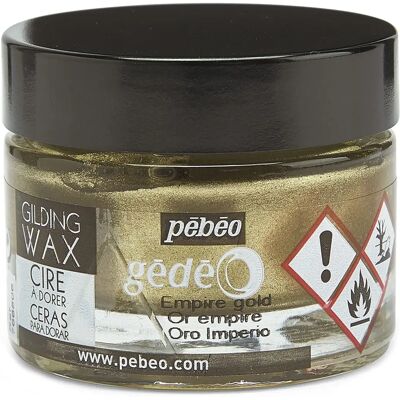 Pebeo Gilding Wax 30ml - Empire Gold - Metal Finish Pebeo Gilding Wax 30ml - Empire Gold - Metal Finish
