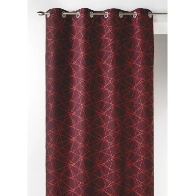 HOME MAISON Tenda Jacquard Borgogna - Tenda HOME MAISON Tenda Jacquard Borgogna - Tenda