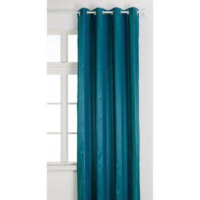 HOME MAISON Tenda Jacquard a Strisce Verticali Blu Pato - Tenda HOME MAISON Tenda Jacquard a Strisce Verticali Blu Pato - Tenda