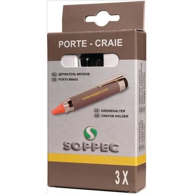 Soppec Soporte para Tiza - 120mm - Clip resistente para todo tipo de tiza Soppec Soporte para Tiza - 120mm - Clip resistente para todo tipo de tiza