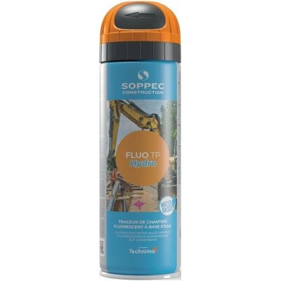 Soppec Orange Fluo Bau Markierungsspray - 500ml Aerosol - Packung 12 Soppec Orange Fluo Bau Markierungsspray - 500ml Aerosol - Packung 12