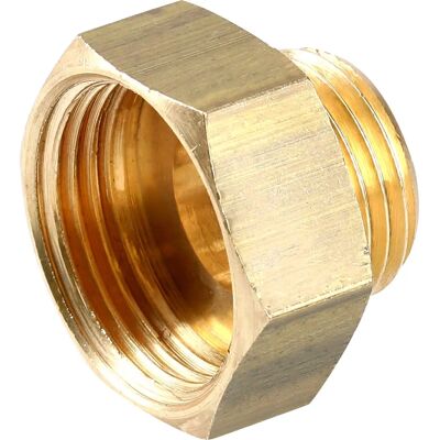 Reducción Garis D05501b de latón macho 8/13 a hembra 12/17 - Conexión de fontanería Reducción Garis D05501b de latón macho 8/13 a hembra 12/17 - Conexión de fontanería