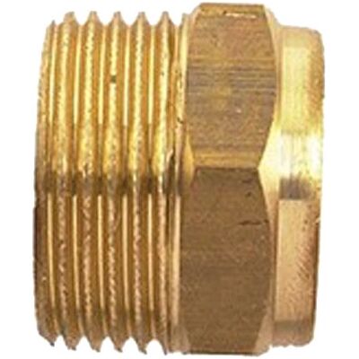 Conector de plomería de latón Garis D06007B - Rosca ISO 228/1 Conector de plomería de latón Garis D06007B - Rosca ISO 228/1