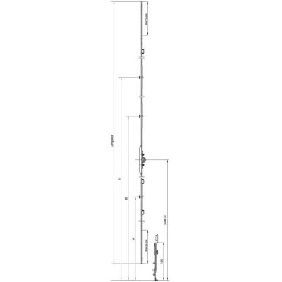 FERCO Verstellbare Fensterverriegelung - G-22062-00-0-1 FERCO Verstellbare Fensterverriegelung - G-22062-00-0-1