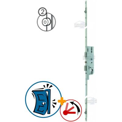 FERCO Modèle 6-33164-12-0-1 - Serrure multipoints avec pêne réversible - Publicité FERCO Modèle 6-33164-12-0-1 - Serrure multipoints avec pêne réversible - Publicité