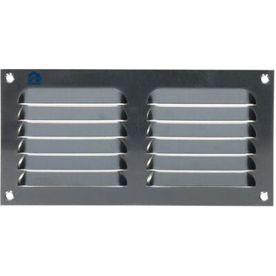 Grille de ventilation RENSON 436 200X100MM - Argent - Publicité Grille de ventilation RENSON 436 200X100MM - Argent - Publicité