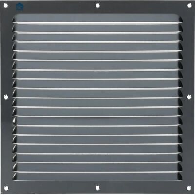 Grille en aluminium estampé Renson 436 250x250mm - Argent - Publicité Grille en aluminium estampé Renson 436 250x250mm - Argent - Publicité