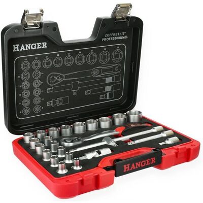 HANGER 251003 Steckschlüssel-Set - 25 Stück HANGER 251003 Steckschlüssel-Set - 25 Stück