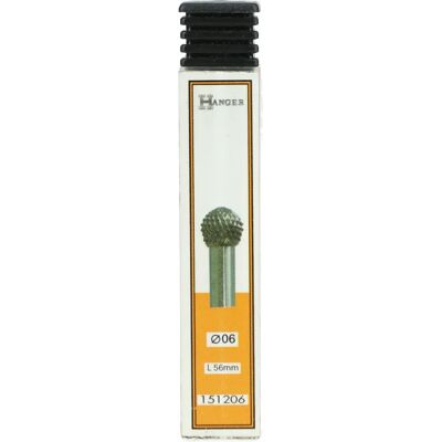Fresa sferica Hanger - Carburo 6x5 mm - 56 mm Fresa sferica Hanger - Carburo 6x5 mm - 56 mm