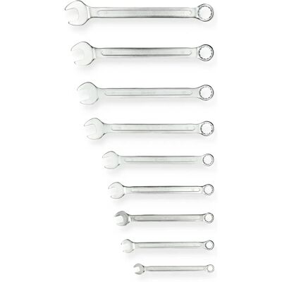 Hanger 210090 - Juego de 9 llaves mixtas - 8 a 19 mm Hanger 210090 - Juego de 9 llaves mixtas - 8 a 19 mm