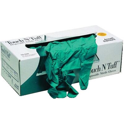 Ansell Gants jetables en nitrile Touch N TUFF 100 - Gants jetables en nitrile - Publicité Ansell Gants jetables en nitrile Touch N TUFF 100 - Gants jetables en nitrile - Publicité