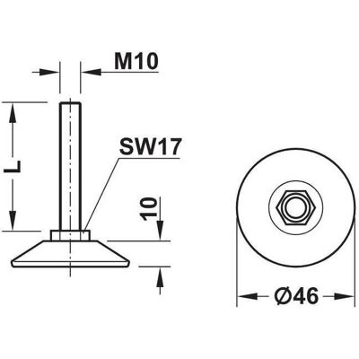 Hafele - 651.01.500 - 50 mm - Möbel-Schraube - Schraube Hafele - 651.01.500 - 50 mm - Möbel-Schraube - Schraube