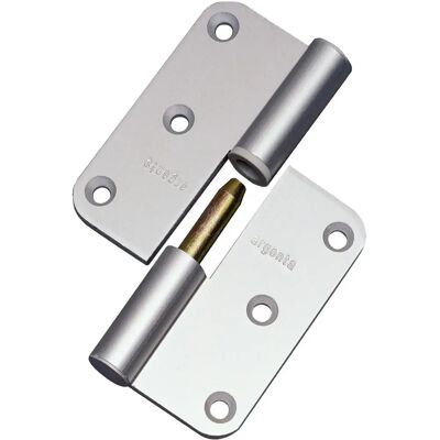 ARGENTA - Charnières en aluminium anodisé - 80x80mm - Charnières ARGENTA - Charnières en aluminium anodisé - 80x80mm - Charnières
