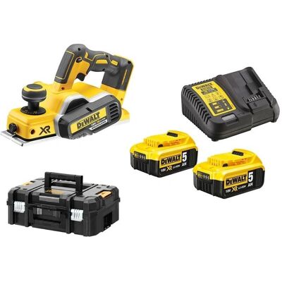 Raboteuse XR 18V sans charbon - 2 Batteries 5Ah - Étui T-STAK Raboteuse XR 18V sans charbon - 2 Batteries 5Ah - Étui T-STAK