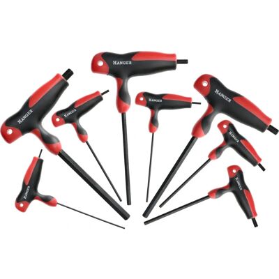 Juego de 8 llaves en T Hanger - 250190 Juego de 8 llaves en T Hanger - 250190