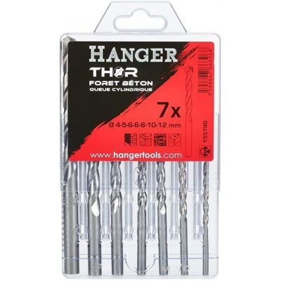 Set di 7 punte per cemento Hanger Set di 7 punte per cemento Hanger