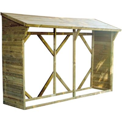 Forest Style - Abri en bois de pin traité autoclave - 4 m³ - Publicité Forest Style - Abri en bois de pin traité autoclave - 4 m³ - Publicité