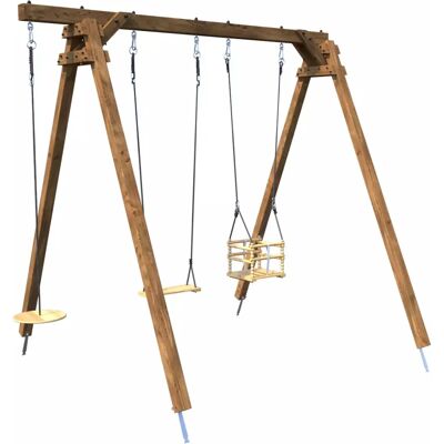 Jeu d'Extérieur en Bois Soulet Ulysse - 2,4m, Siège Bébé, Balance - Publicité Jeu d'Extérieur en Bois Soulet Ulysse - 2,4m, Siège Bébé, Balance - Publicité