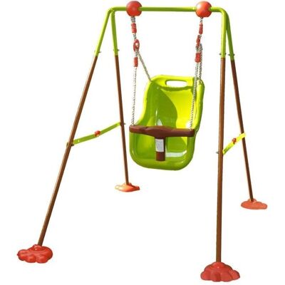 Balançoire Bébé Soulet - Acier Galvanisé - Vert - Hauteur 120cm - Équipement de Jeu Bébé - Publicité Balançoire Bébé Soulet - Acier Galvanisé - Vert - Hauteur 120cm - Équipement de Jeu Bébé - Publicité