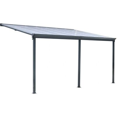 Louis Forest Style Pergola - 13m² Aluminium & Polycarbonate - Publicité Louis Forest Style Pergola - 13m² Aluminium & Polycarbonate - Publicité