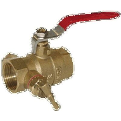 Valvola a sfera in ottone SFERACO 1 1/4" - Passaggio totale - Riscaldamento e acqua Valvola a sfera in ottone SFERACO 1 1/4" - Passaggio totale - Riscaldamento e acqua