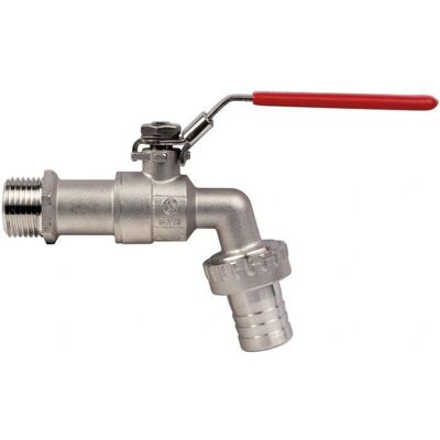 Válvula de manguera en acero inoxidable 15/21 con candado - Válvula Válvula de manguera en acero inoxidable 15/21 con candado - Válvula