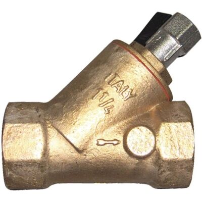 Filtro in ottone Sferaco con rete in acciaio inox - Valvola di risciacquo - 3/4 Filtro in ottone Sferaco con rete in acciaio inox - Valvola di risciacquo - 3/4