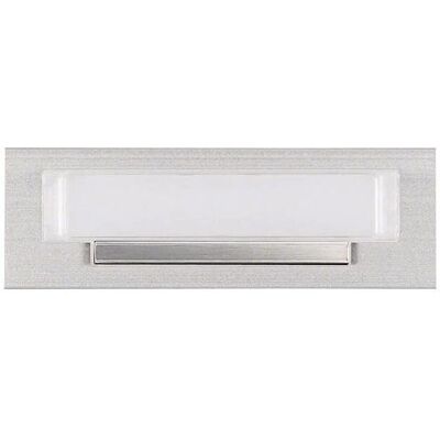 Elcom REH032Y - Türklingelknopf mit Namensschild - Aluminium Elcom REH032Y - Türklingelknopf mit Namensschild - Aluminium