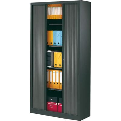 SETAM Armoire anthracite L.1000mm - Wardrobe - Publicité SETAM Armoire anthracite L.1000mm - Wardrobe - Publicité