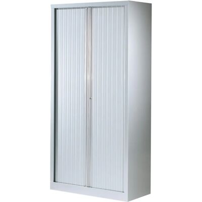 Armoire Vinco - Étagères réglables - Serrure - Finition aluminium - Publicité Armoire Vinco - Étagères réglables - Serrure - Finition aluminium - Publicité