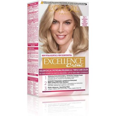 L'Oréal Paris Excellence Creme Sehr Helles Aschblond - Haarfarbe L'Oréal Paris Excellence Creme Sehr Helles Aschblond - Haarfarbe
