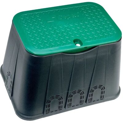 Cubierta de inspección rectangular Cap Vert - Polipropileno - Verde - Cubierta de acceso para válvulas de riego - 51cm x 38cm - 30cm H Cubierta de inspección rectangular Cap Vert - Polipropileno - Verde - Cubierta de acceso para válvulas de riego - 51cm x 38cm - 30cm H