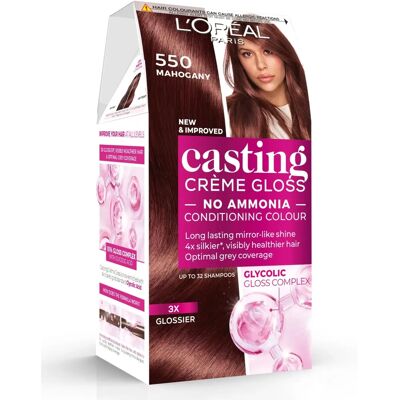 L'Oreal Paris Casting Creme Gloss Mahogany Hair Dye - Semi-Permanent Hair Color L'Oreal Paris Casting Creme Gloss Mahogany Hair Dye - Semi-Permanent Hair Color