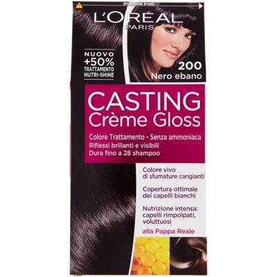 L'Oréal Paris N.200 Coloration Cheveux Ébène - Brillante, Naturelle - Publicité L'Oréal Paris N.200 Coloration Cheveux Ébène - Brillante, Naturelle - Publicité