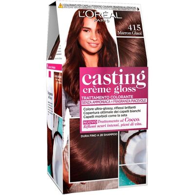 Coloration Permanente Marron Glacé - Sans Ammoniaque - L’Oréal Paris - Publicité Coloration Permanente Marron Glacé - Sans Ammoniaque - L’Oréal Paris - Publicité