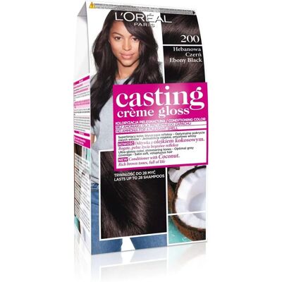 L'Oreal Paris Casting Crème Gloss Deep Ebony Black Haartönung - Semipermanente L'Oreal Paris Casting Crème Gloss Deep Ebony Black Haartönung - Semipermanente