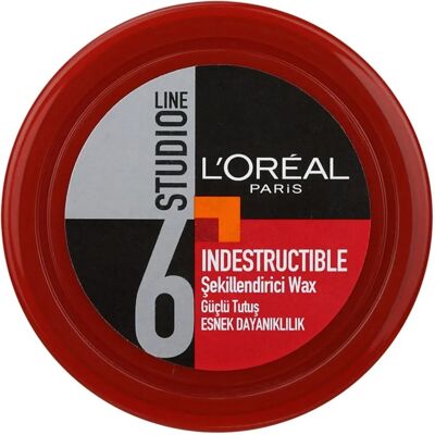Cire de sculpture indestructible de la ligne Studio de Redken - Coiffure - Publicité Cire de sculpture indestructible de la ligne Studio de Redken - Coiffure - Publicité