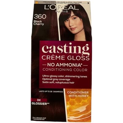 L'Oreal Paris Casting Creme Gloss Semi Permanent Hair Dye - Black Cherry L'Oreal Paris Casting Creme Gloss Semi Permanent Hair Dye - Black Cherry
