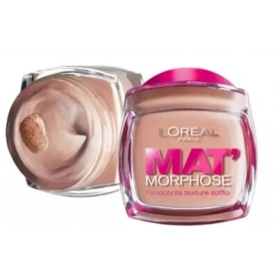 L'Oreal Morphose Fond de Teint - Fini mat - 12H - Léger - Publicité L'Oreal Morphose Fond de Teint - Fini mat - 12H - Léger - Publicité