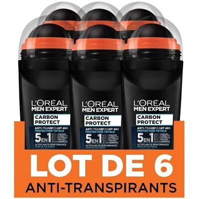 L'Oréal Paris Men Expert Carbon Protect Ice Fresh Męski Dezodorant Antyperspirant 50ml L'Oréal Paris Men Expert Carbon Protect Ice Fresh Męski Dezodorant Antyperspirant 50ml