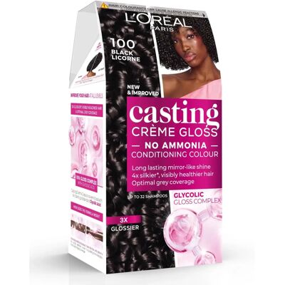 L'Oreal Paris Liquorice Black Semi-Permanent Hair Dye - Hair Dye L'Oreal Paris Liquorice Black Semi-Permanent Hair Dye - Hair Dye