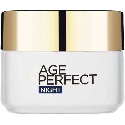 L'Oréal Age Perfect Fuktighetsgivende Nattkrem Mot Slapp Hud og Pigmentflekker L'Oréal Age Perfect Fuktighetsgivende Nattkrem Mot Slapp Hud og Pigmentflekker