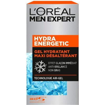 L'Oréal Paris Men Expert Hydra Energetic Maxi Hydraterende Dorstlessende Gel - Gel Hydratant - Publicité L'Oréal Paris Men Expert Hydra Energetic Maxi Hydraterende Dorstlessende Gel - Gel Hydratant - Publicité