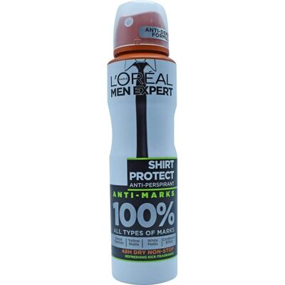 L'Oréal Paris Men Expert Shirt Protect Déodorant Spray - Protection 48H - Publicité L'Oréal Paris Men Expert Shirt Protect Déodorant Spray - Protection 48H - Publicité