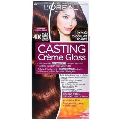 L'Oreal Casting Creme Gloss #554 Chocolat Picante - Coloration Cheveux - Publicité L'Oreal Casting Creme Gloss #554 Chocolat Picante - Coloration Cheveux - Publicité