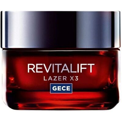 L'Oréal Paris Revitalift Laser X3 Nachtcreme - Anti-Aging, Hyaluronsäure L'Oréal Paris Revitalift Laser X3 Nachtcreme - Anti-Aging, Hyaluronsäure