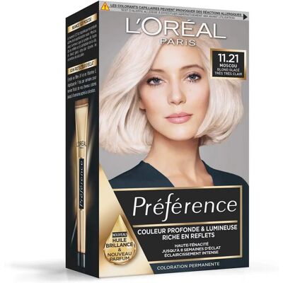 L'Oréal Paris Biondo ghiacciato molto molto chiaro - coloration cheveux - Publicité L'Oréal Paris Biondo ghiacciato molto molto chiaro - coloration cheveux - Publicité