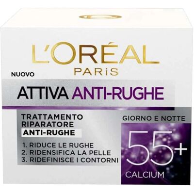 L’Oréal Paris Crema Viso Anti-Rughe al Calcio - Crema Viso L’Oréal Paris Crema Viso Anti-Rughe al Calcio - Crema Viso