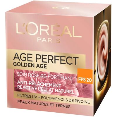 L'Oréal Paris Age Perfect Golden Age Soin Rosé Re-Fortifiant Peaux Matures SPF20 50 ml L'Oréal Paris Age Perfect Golden Age Soin Rosé Re-Fortifiant Peaux Matures SPF20 50 ml