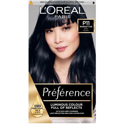 L'Oréal Paris Préférence Infinia Coloration - Noir profond - Coloration capillaire - Publicité L'Oréal Paris Préférence Infinia Coloration - Noir profond - Coloration capillaire - Publicité